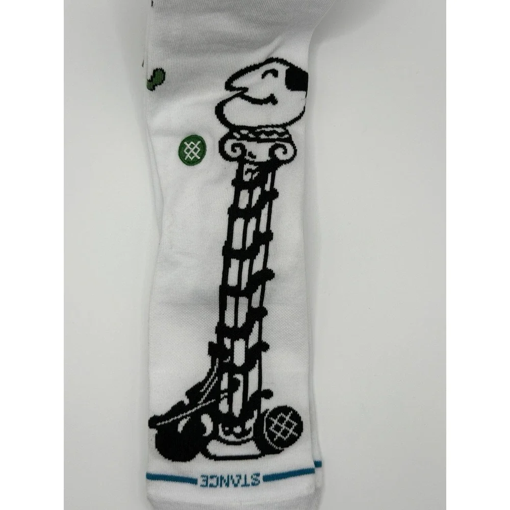 Stance Home Alone Little Neros Christmas Crew Socks White Mens L A545D25LIT